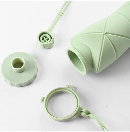Silicon Foldable Bottle 600ml | Portable Travel Smart Water Bottle