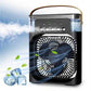 Portable Air Conditioner Fan Usb Electric Fan With Led Night Light, Fine Mist Water, And Humidifier Function | Led Night Light Water Mist Mini Fan Cooler
