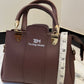 3 Pieces Ladies Handbag Elegant Design Premium Quality Smooth Finish Easy Carry - Black