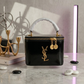 Beauty Bag Makeup Organizer Pouch Travel Cosmetic Storage Bag For Women (Black