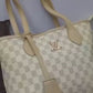 Women’s LV Print Handbag Set With Small Bag Stylish Leatherette Design | Black Box Print